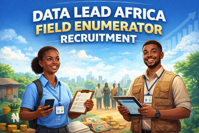 Data Lead Africa Field Enumerator Recruitment 2026