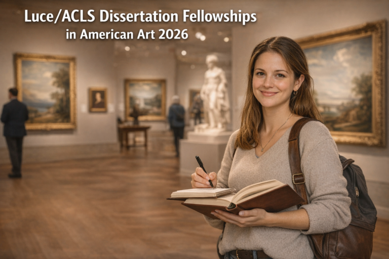 Luce/ACLS Dissertation Fellowships 2026
