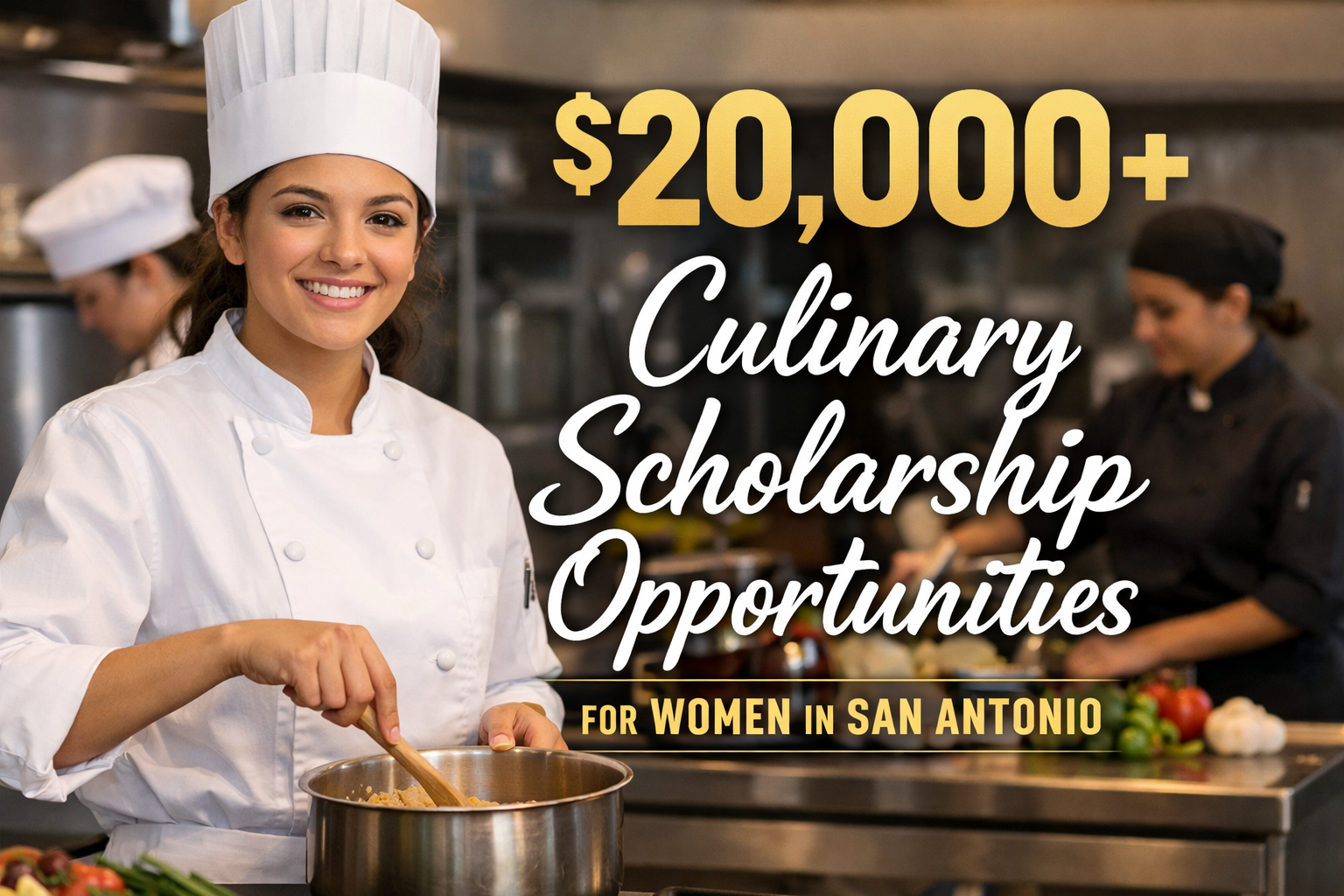 Culinary scholarships for women in San Antonio