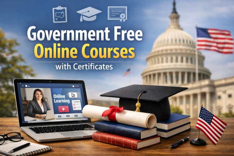 Government Free Online Courses with Certificates