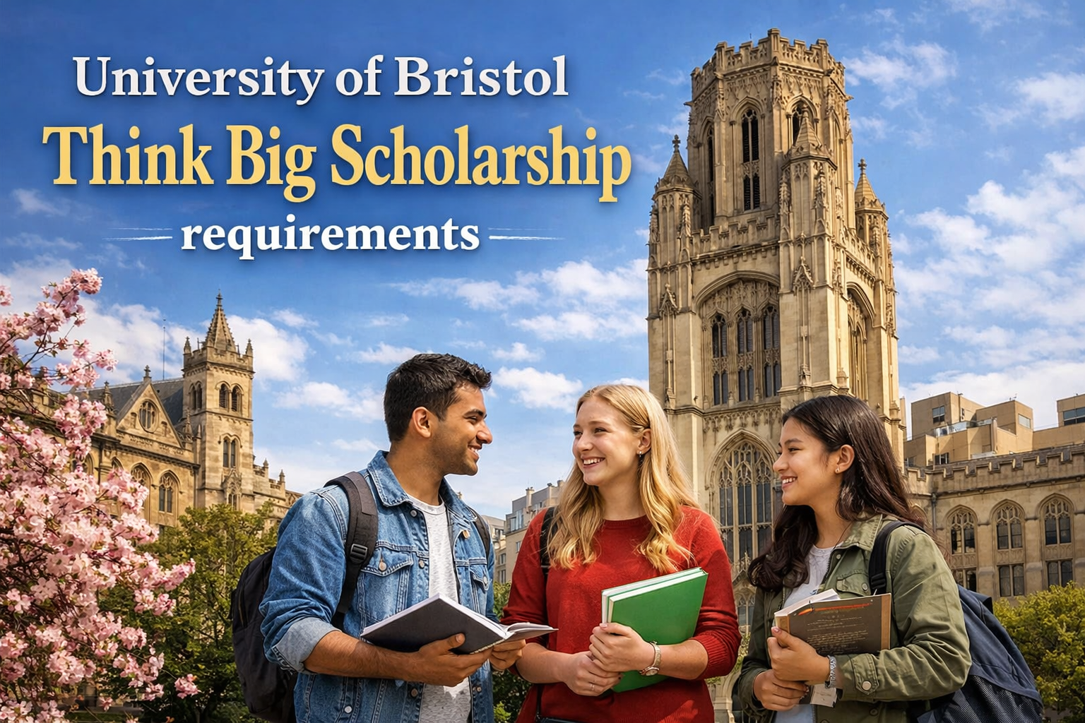 University of Bristol Think Big Scholarship requirements