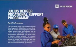 Julius Berger Vocational Support Programme 2026 for Nigerians