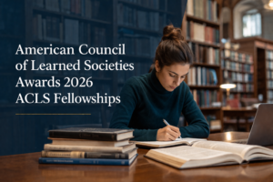 American Council of Learned Societies ACLS Fellowships