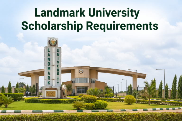 Landmark University Scholarship Requirements
