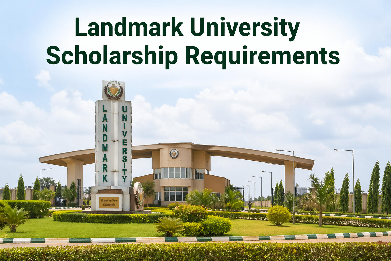 Landmark University Scholarship Requirements