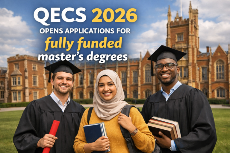 Queen Elizabeth Commonwealth Scholarship QECS 2026