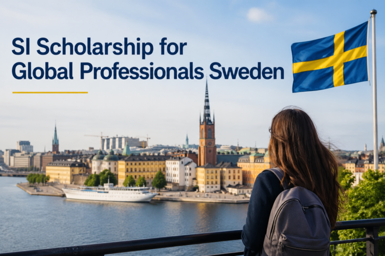 SI Scholarship for Global Professionals Sweden