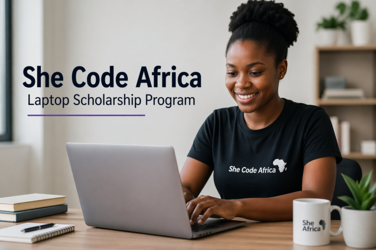 She Code Africa Laptop Scholarship Program 2026
