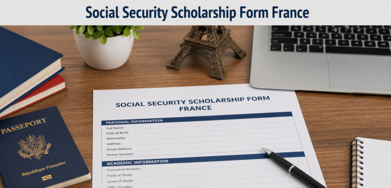 Social Security Scholarship Form France