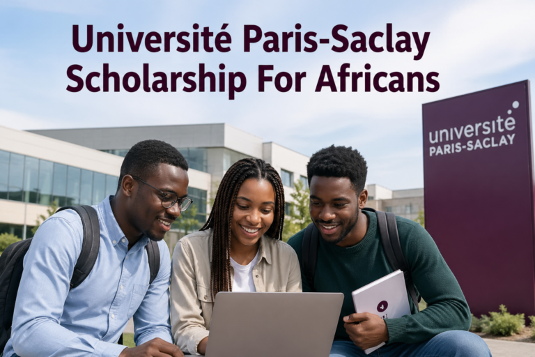 Université Paris-Saclay Scholarship For Africans