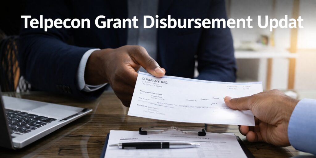 telpecon grant disbursement update