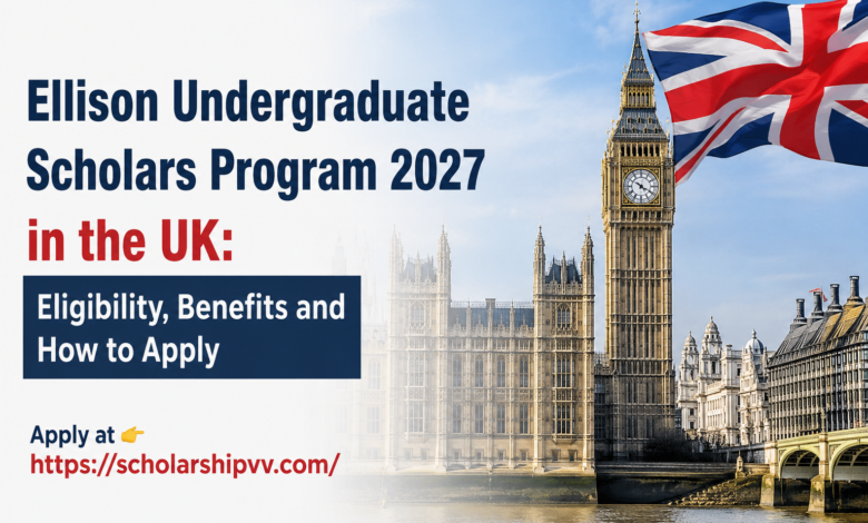 Ellison Undergraduate Scholars Program