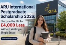 ARU International Postgraduate Scholarship